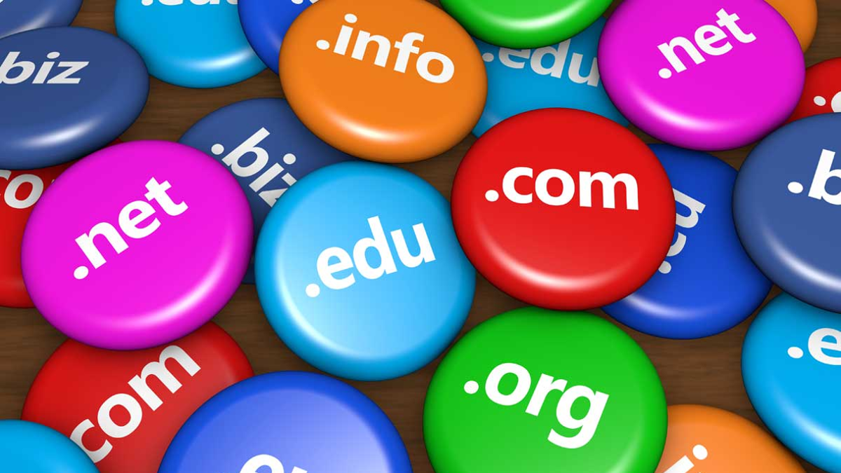 Multiple domain name buttons
